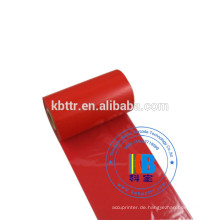 Jumborolle 110 * 300 4.33 &quot;* 978 &#39;rotes Thermotransferband für Drucker